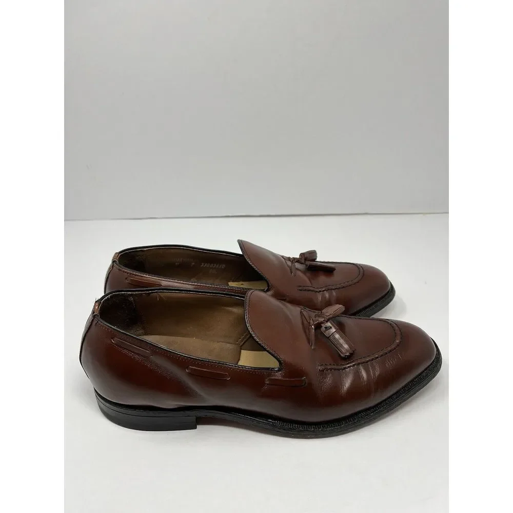 Haig and‎ Dunn Ltd Vintage Brown Leather Almond Toe Men's Dress Shoe Size 11M